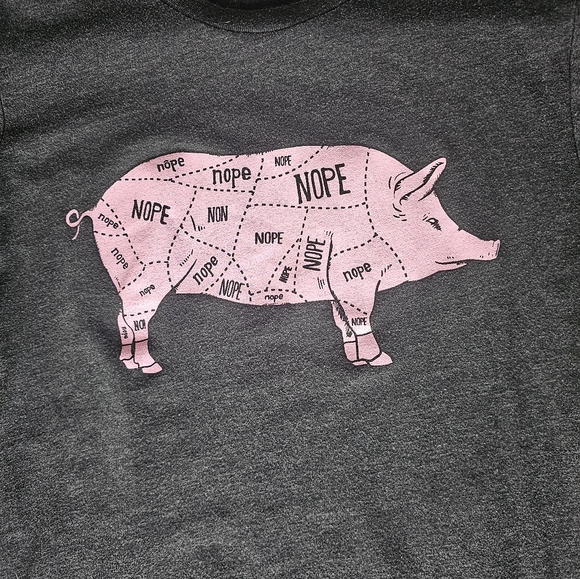 Nope pig shirt - Picture 2 of 2